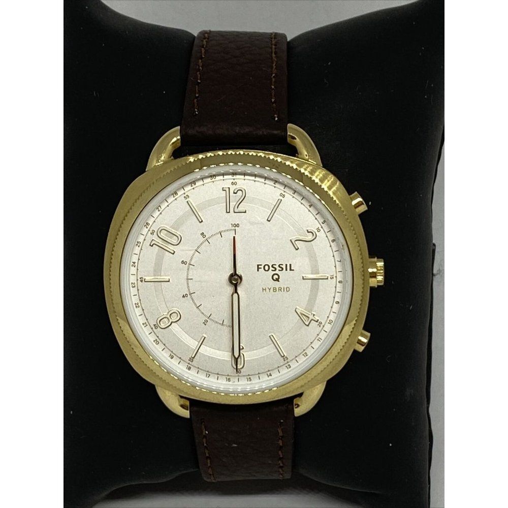 Fossil FTW1201 Women's Brown Leather Silver Analog